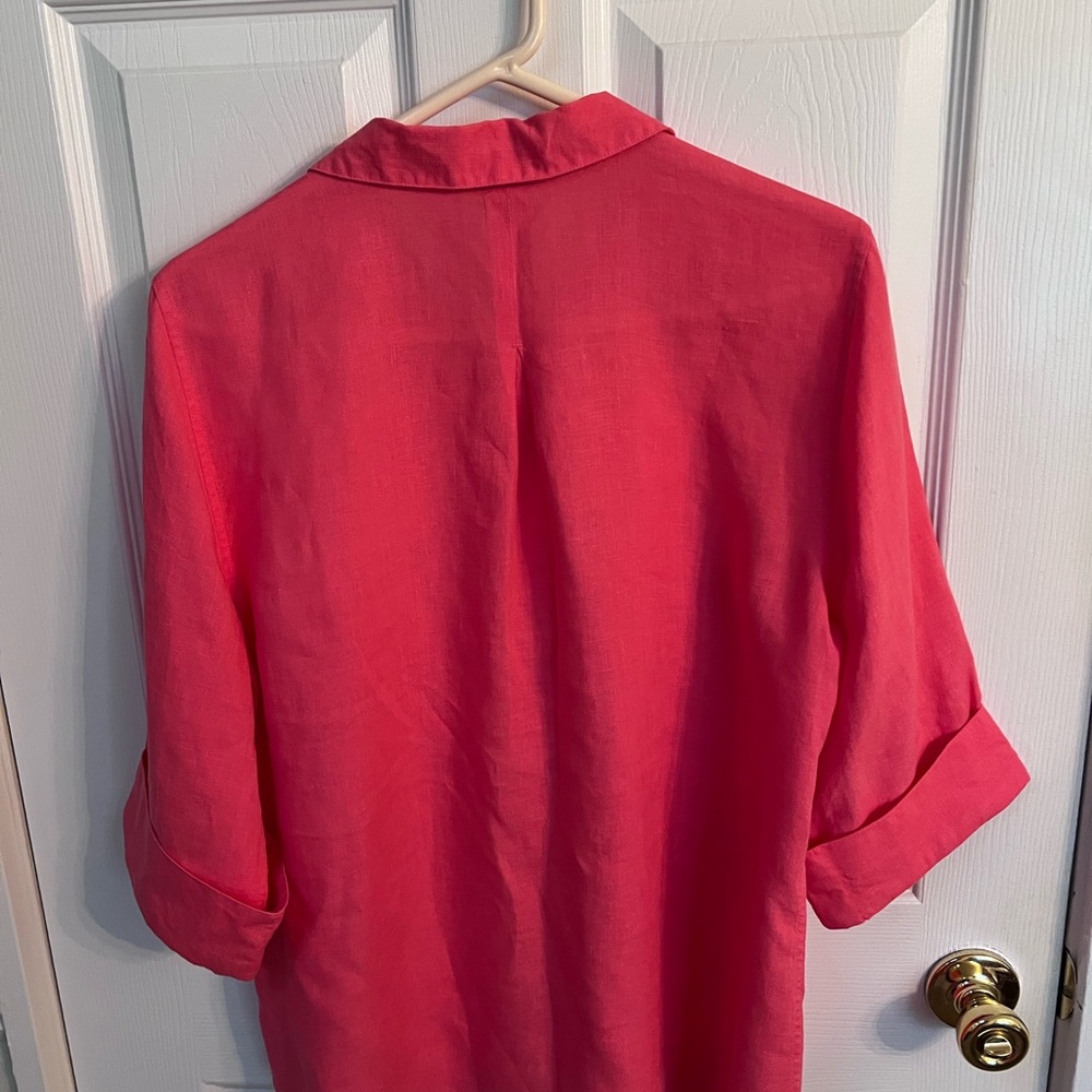 Chico's Vibrant Red Top - Picture 2 of 3